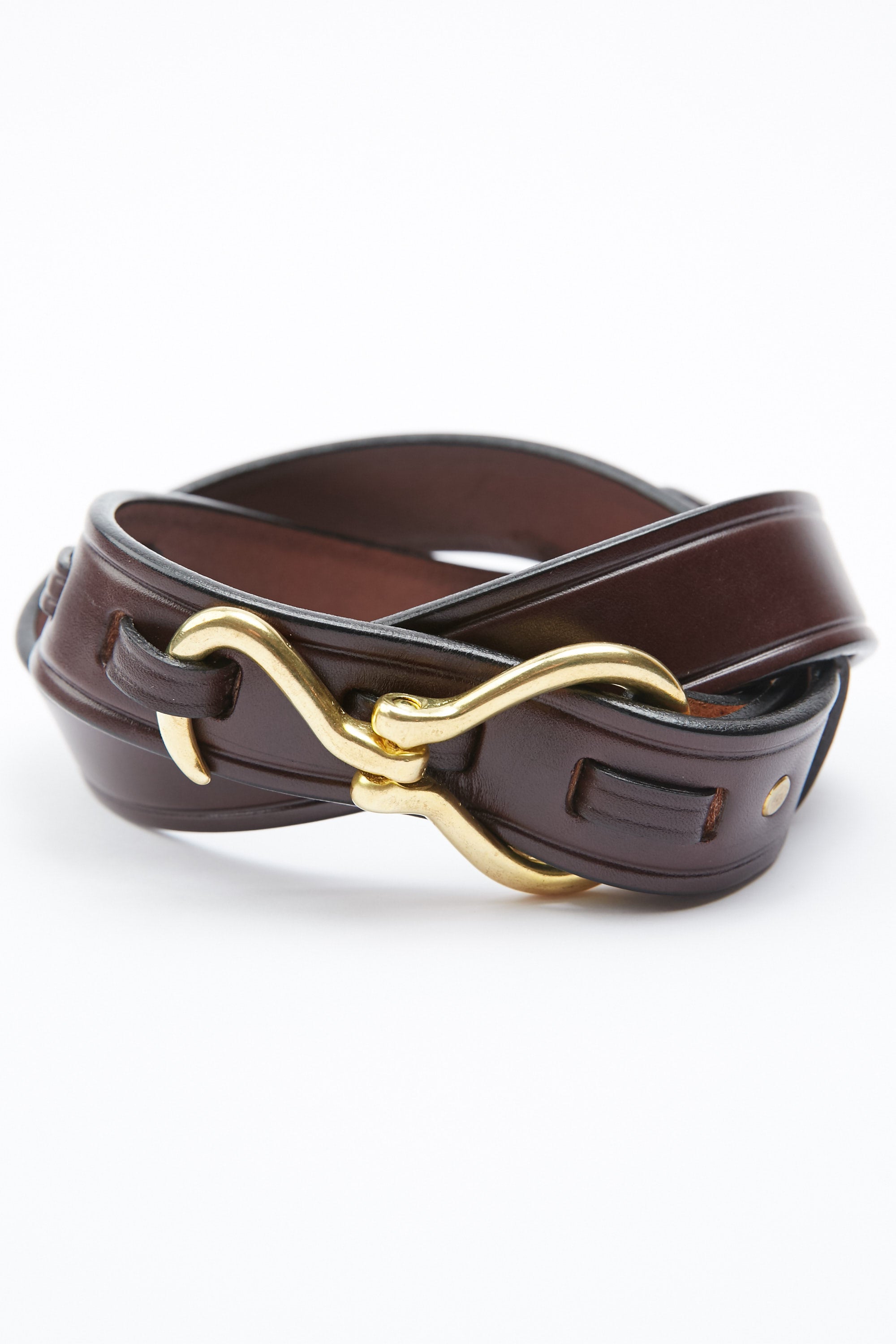 Tory Leather Hoof Pick Belt - Havana / Brass (2260) – Totem Brand Co.