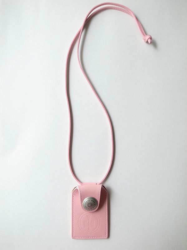 black means お守りケースネックレス・ピンク - tity