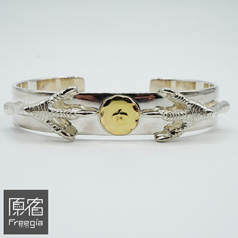 楽天市場】ゴローズ goro's 原宿フリージア 銀ツメ付平打ちバングル