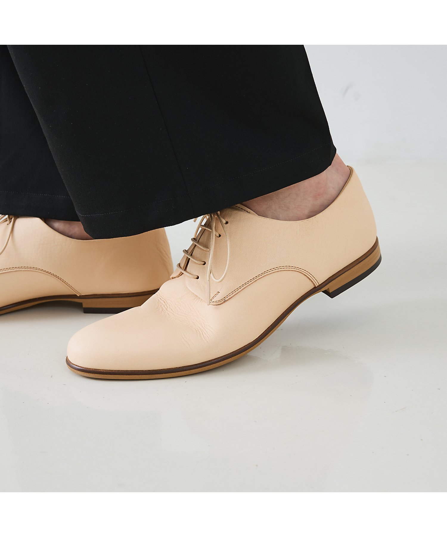 alfredoBANNISTER｜【ヌメ革】ソフトレザー カウンターレス プレーン