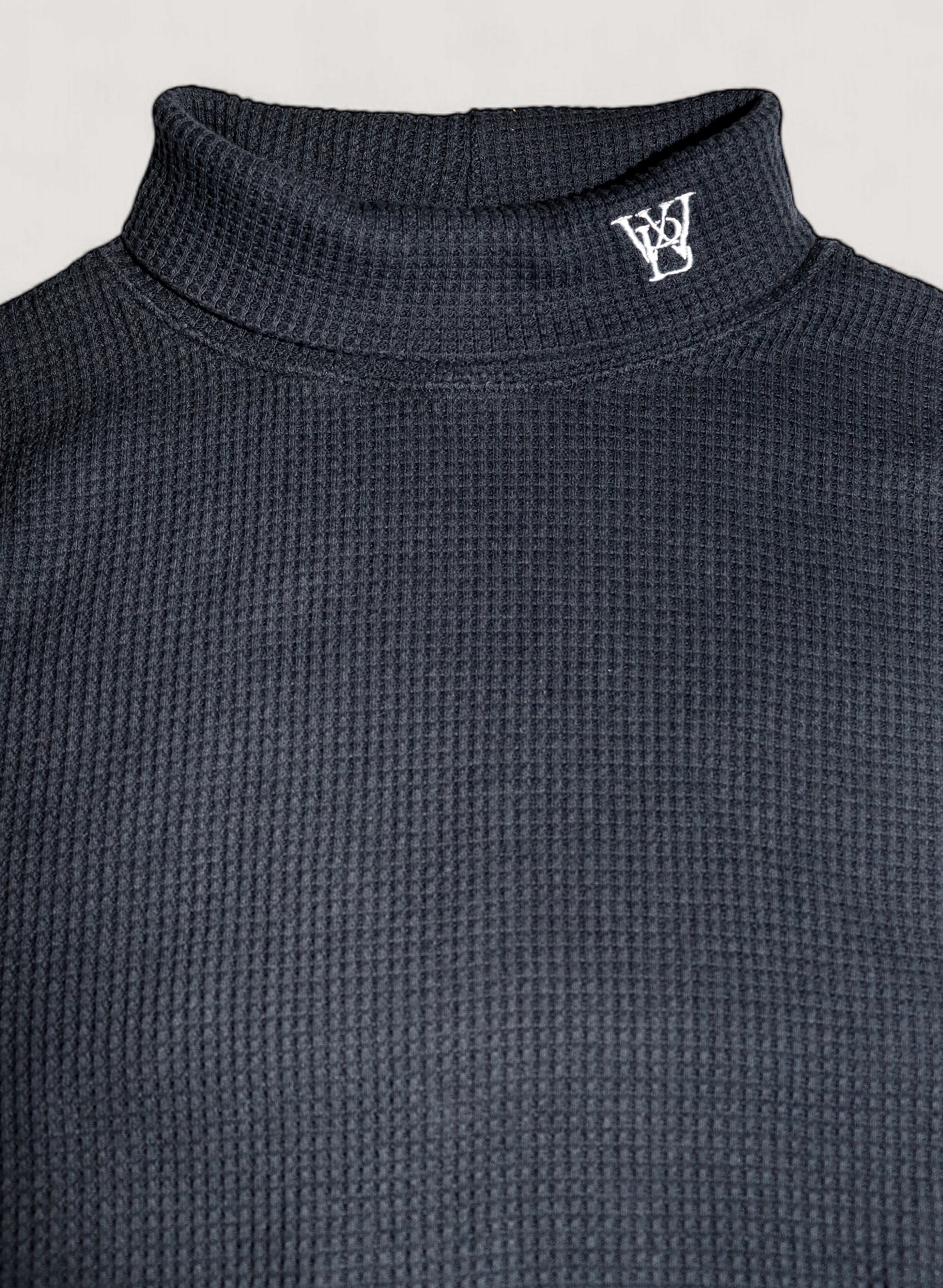 WOODBLOCK THERMAL TURTLE NECK NAVY (WB-25AW-010)