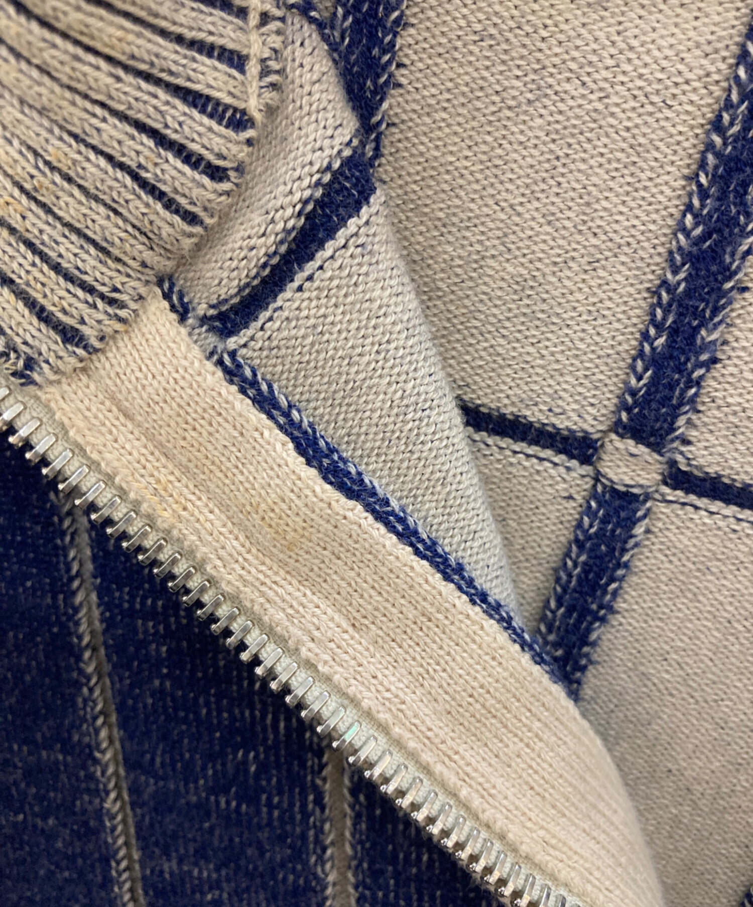 中古・古着通販】jacquemus (ジャックムス) ウールニットジップアップ