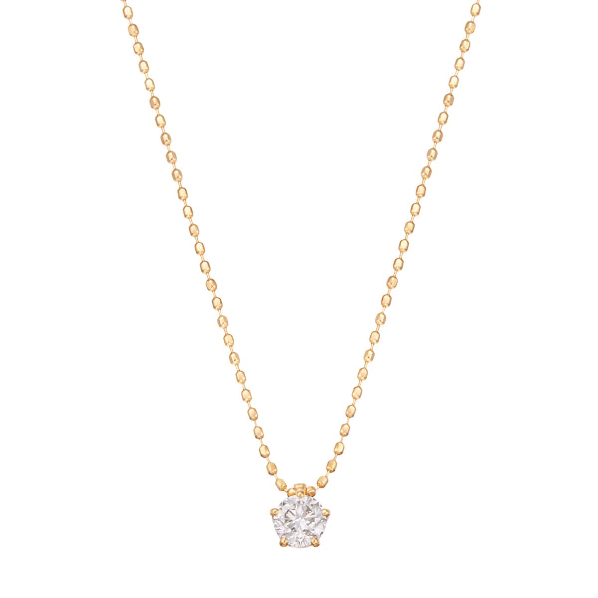 K18イエローゴールドダイヤモンドネックレス(RPN646-002)|TSUTSUMI