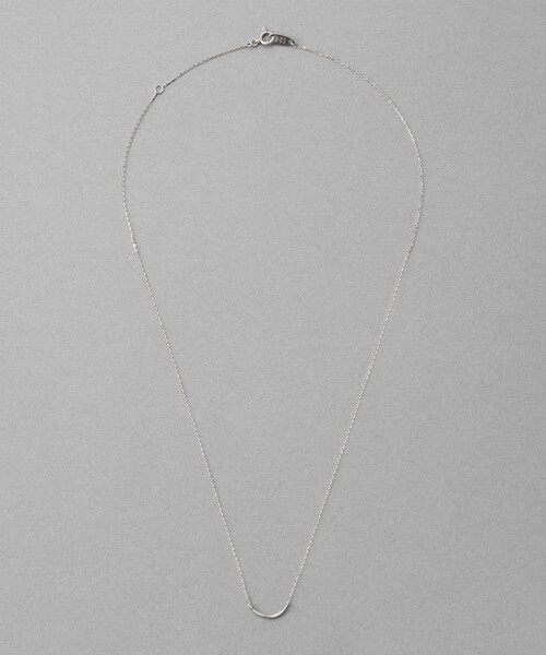 ete（エテ） ネックレス 「レイヤード」 K10WG クレセントムーン