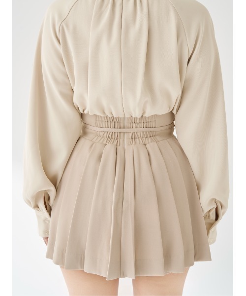 Darich（ダーリッチ） ワンピース ドッキングコルセットプリーツミニ