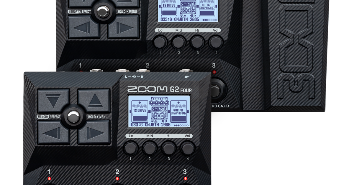 G2Four/G2XFour Multi-Effects Pedals | Buy Now | ZOOM