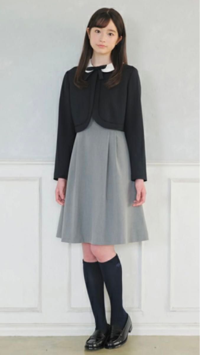ポンポネットジュニア M/150サイズ 王道 定番 お受験 面接 卒業式 卒服