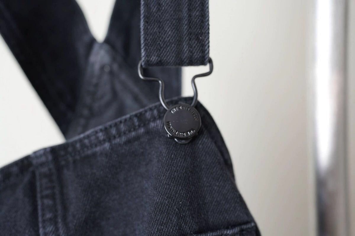 THE SHISHIKUI オーバーオール デニム サロペット ブラック｜Yahoo