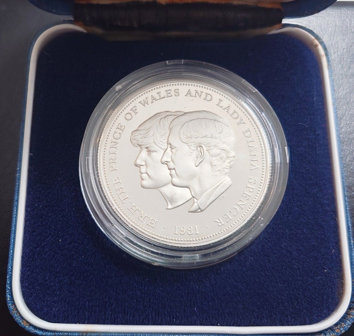 1981年 イギリス銀貨 チャールズ皇太子＆ダイアナ妃御成婚記念銀貨