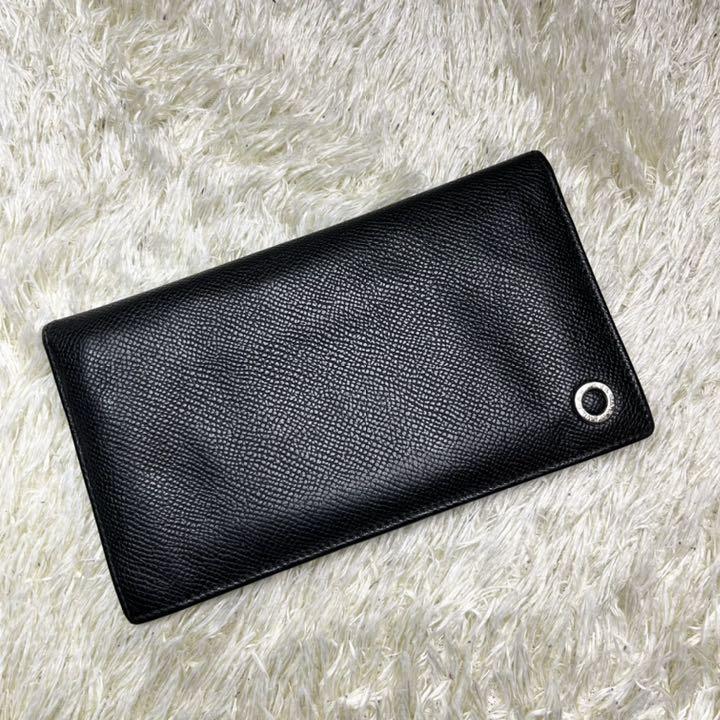 美品 BVLGARI ブルガリ ビーゼロワン グレインレザー ホログラム 長