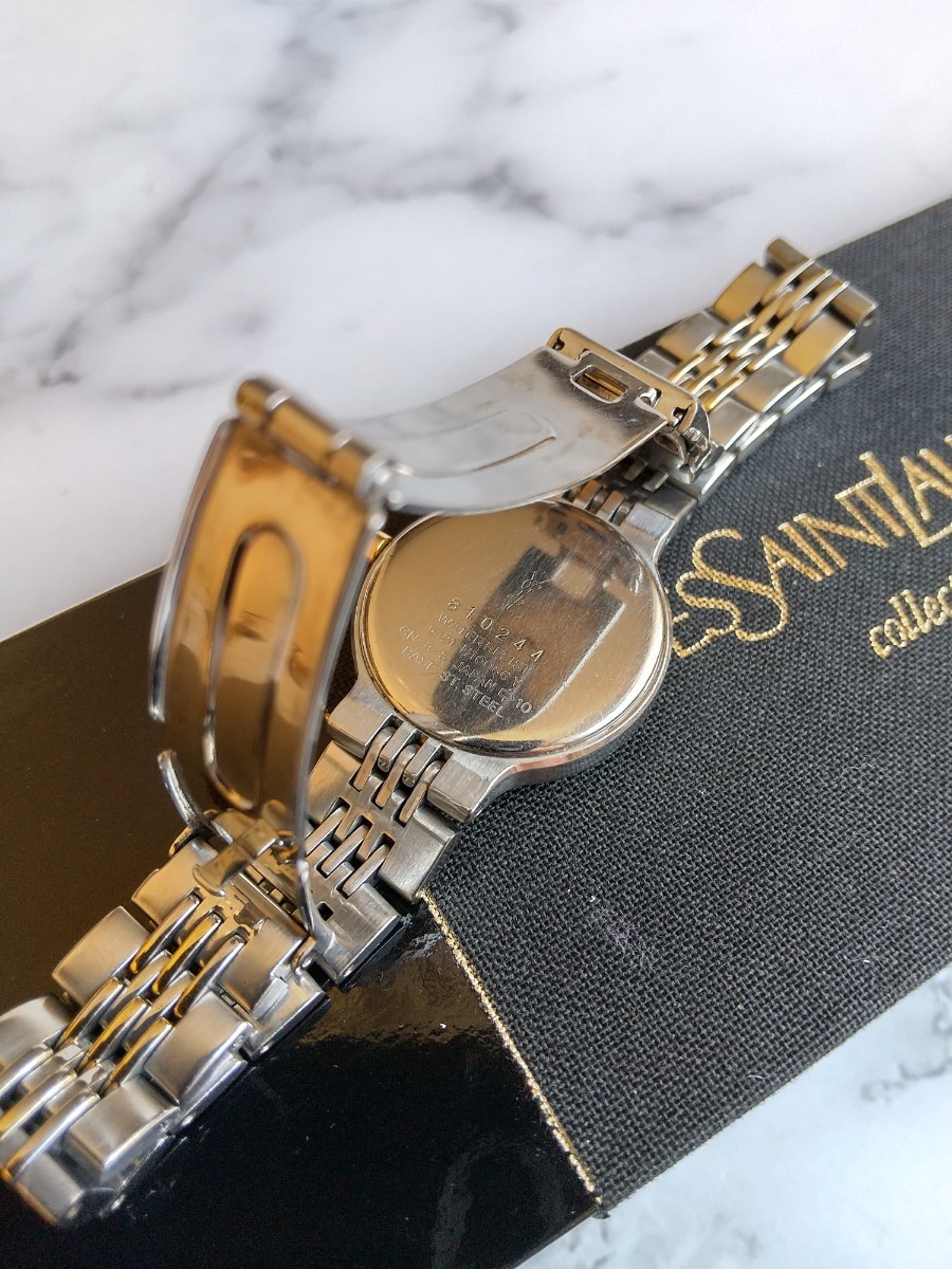 イヴサンローラン腕時計 美品 ラウンド レディースクォーツ｜Yahoo