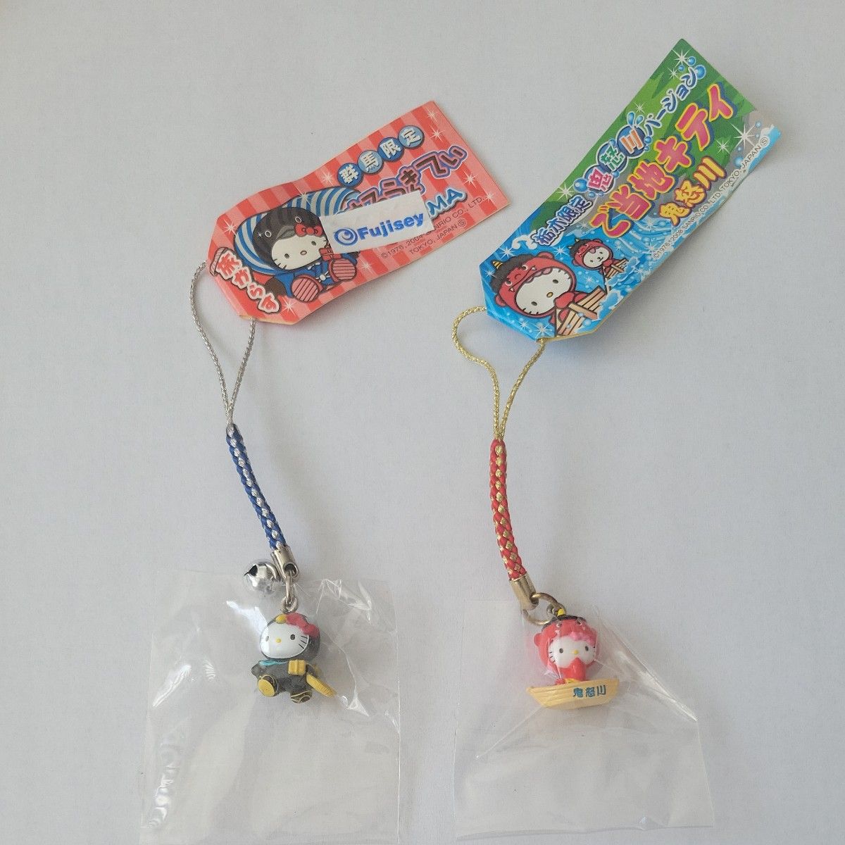激レアハローキティ 銀座カンカン娘 ストラップ根付け 東京限定