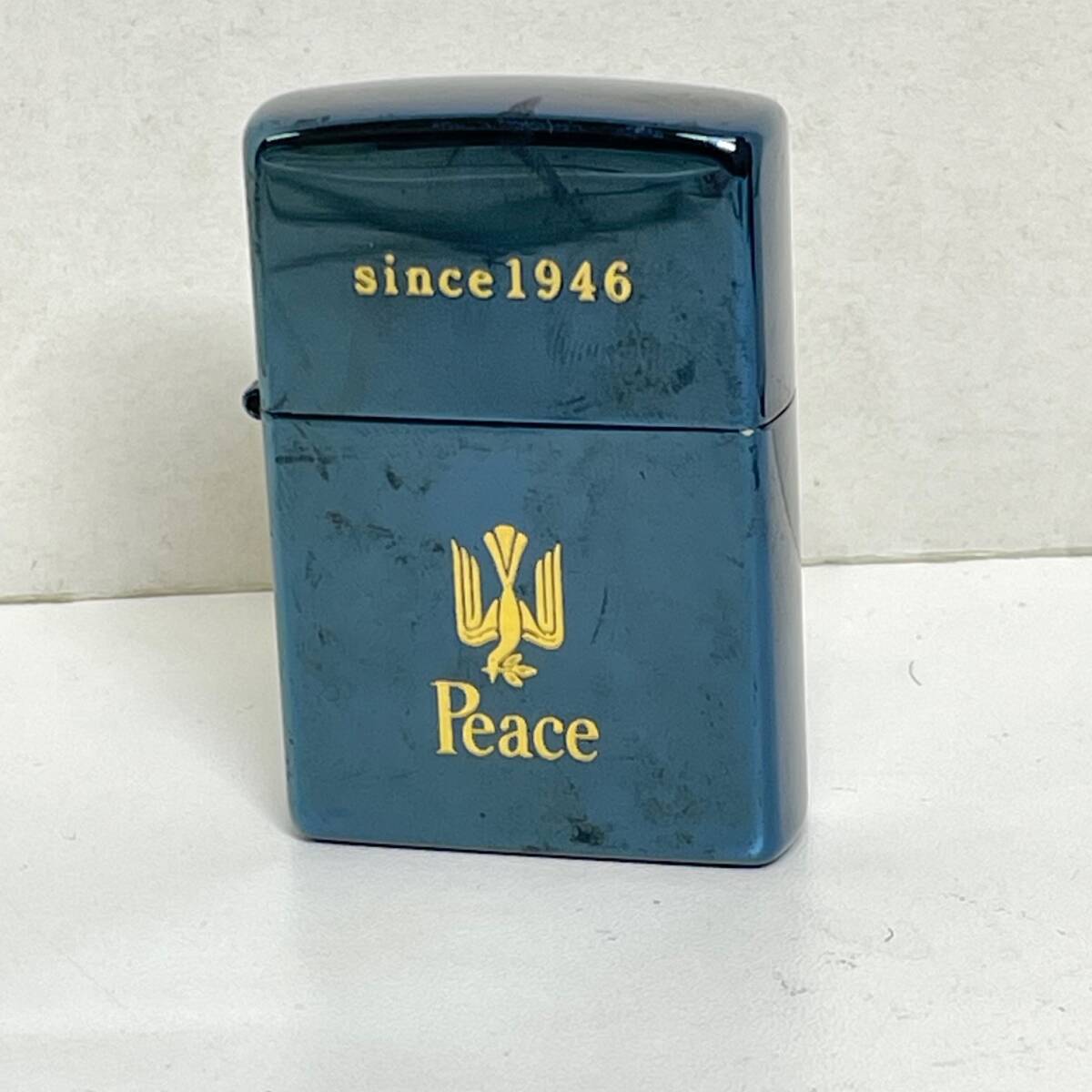 Yahoo!オークション -「ブルーチタン zippo peace」(Zippo) (ライター