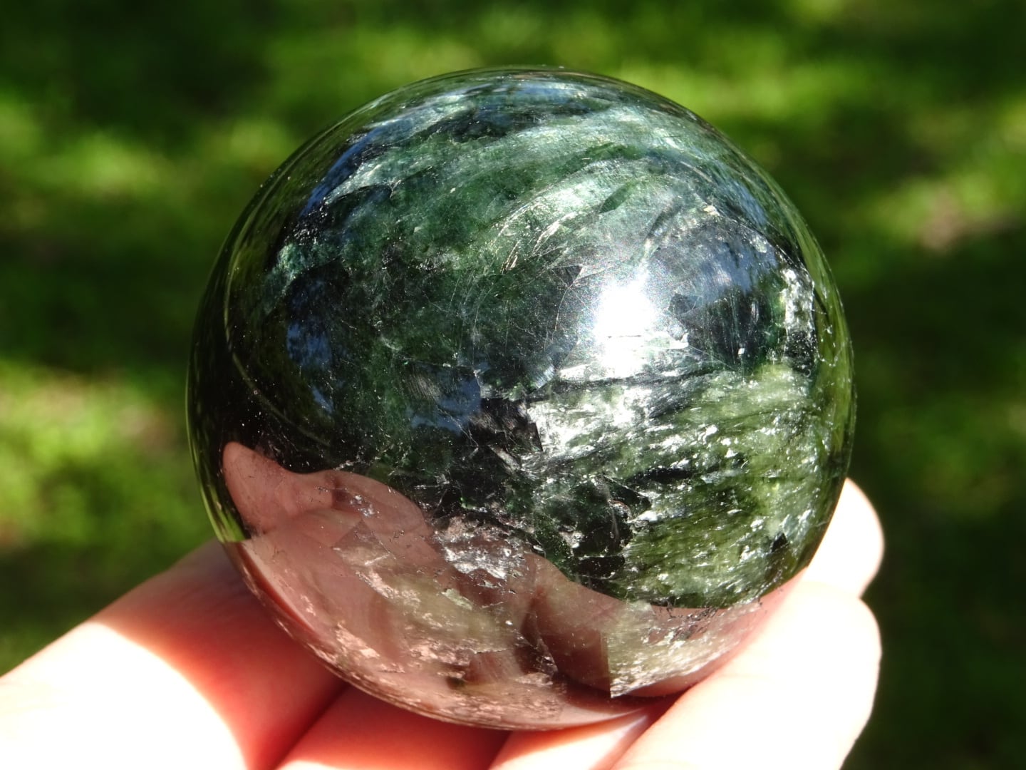 アクチノライト（スフィア） ~Green Will~ | 虹石屋