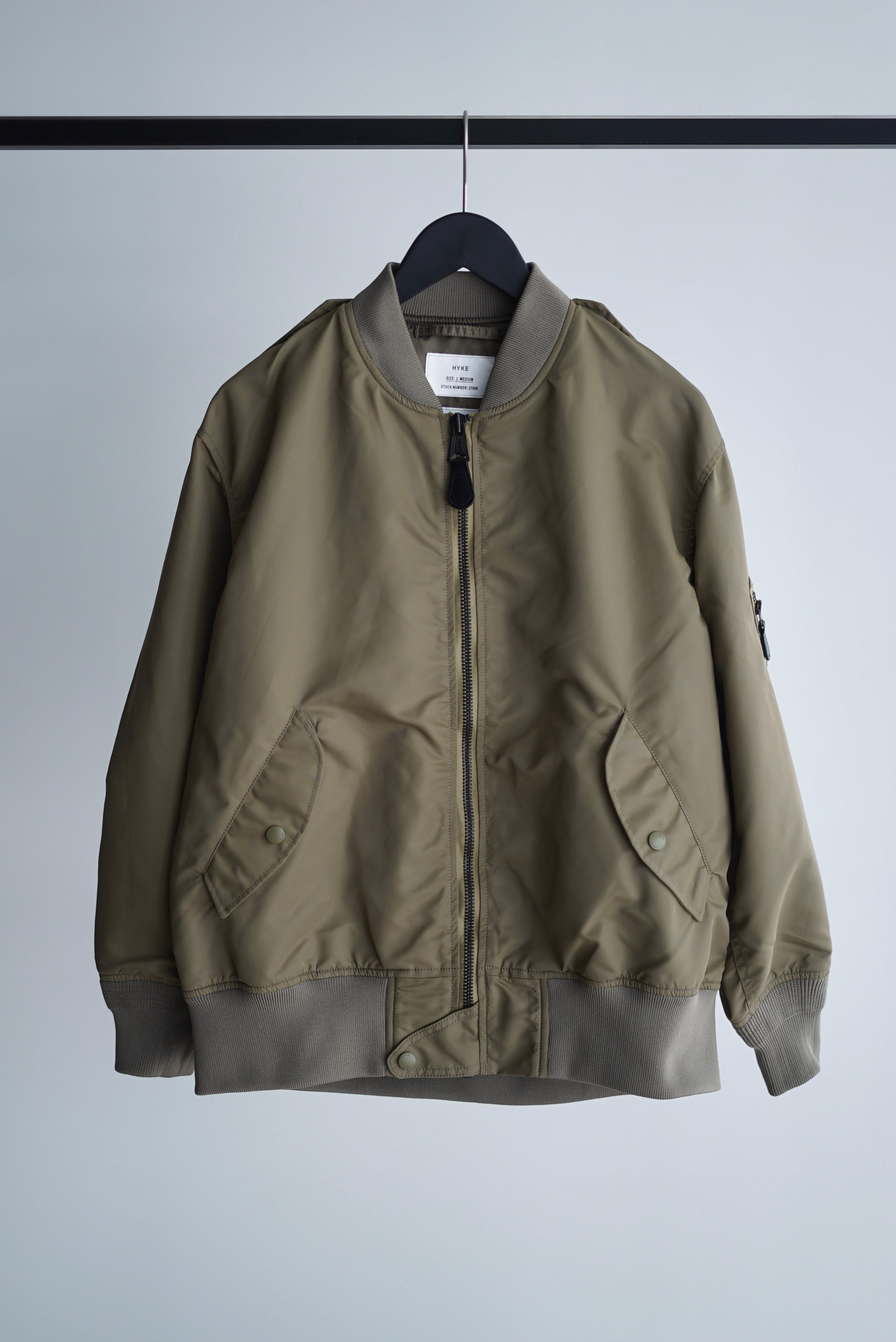 HYKE / TYPE L-2A JACKET ( KHAKI , GRAY) 別注 | JUQUI Online