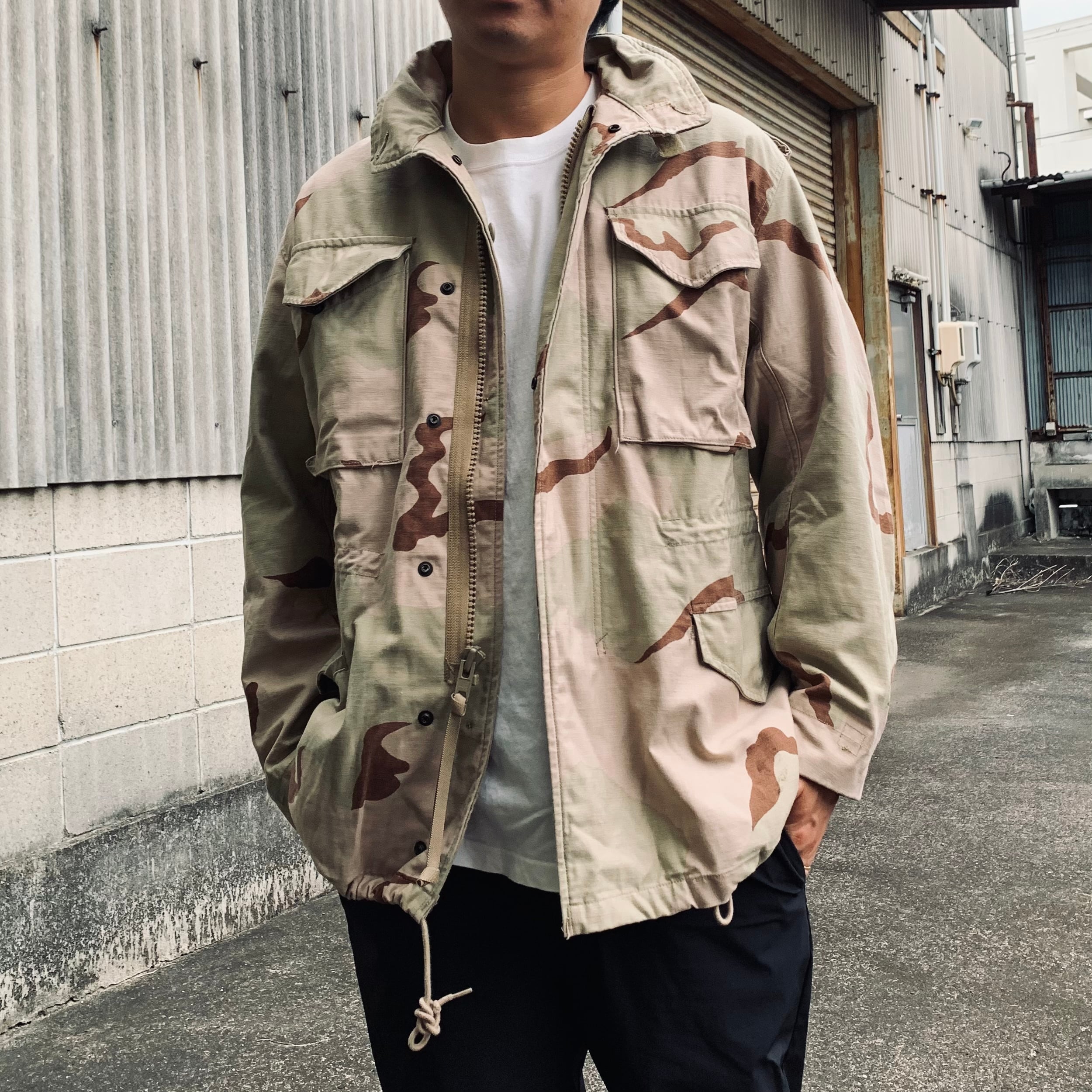 M-65 field desert camo jacket US ARMY 90s surplus 米軍 M65