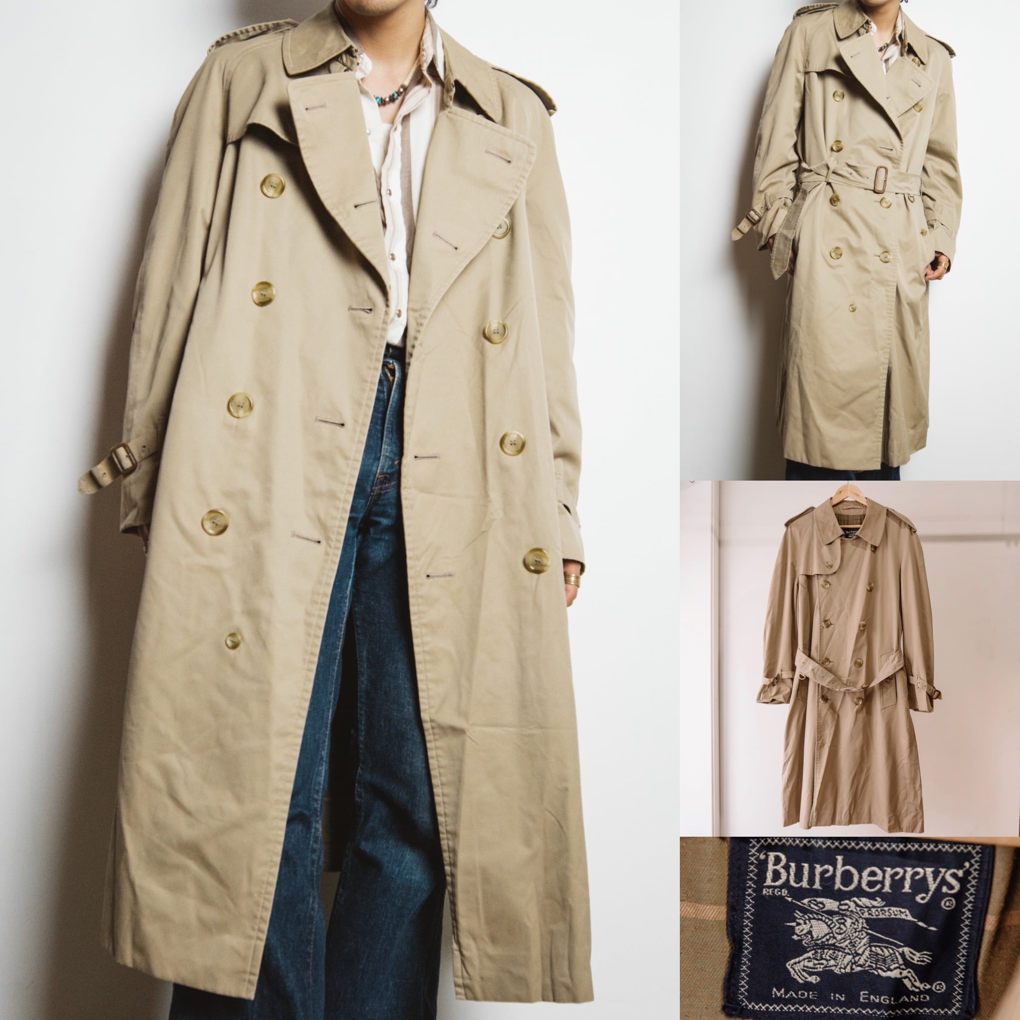 送料無料】Burberrys ベージュトレンチコート【1009T75】 | 【公式