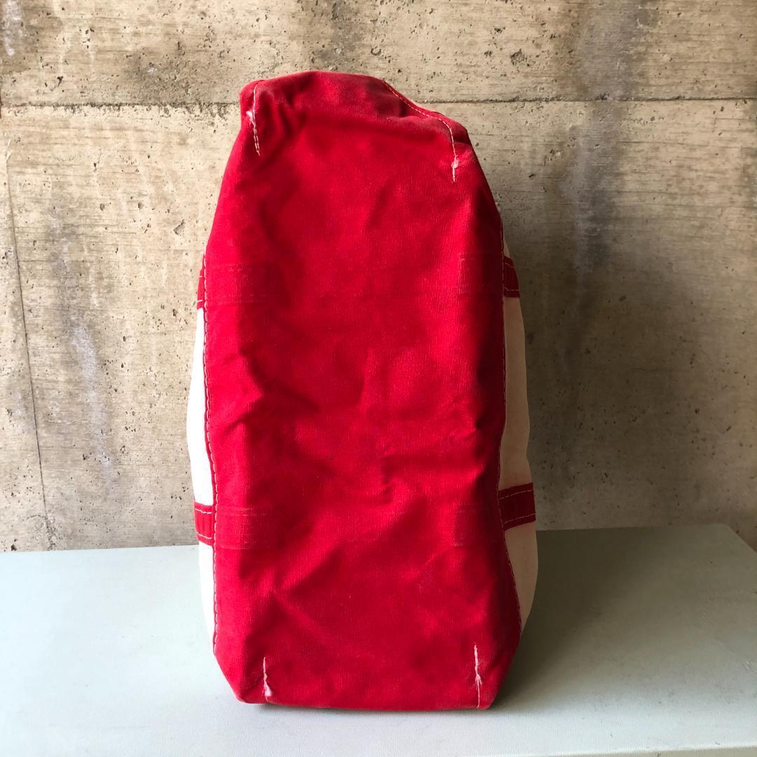 エルエルビーン トートバッグ 80s レッド 2色タグ ギザタグ Lサイズ