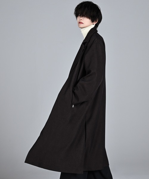 ADRER（アドラー）の「cation melange stand collar tielocken long