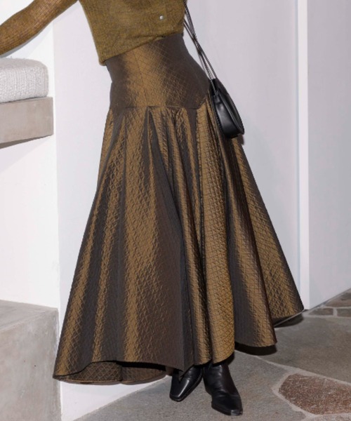 FRAY I.D（フレイアイディー）の「キルティングジャガードフレア