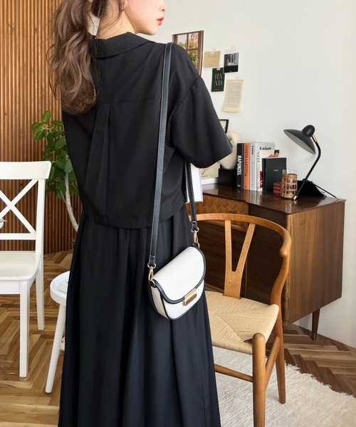 moment+（モーメントプラス）の「セットアップワンピース（オープン