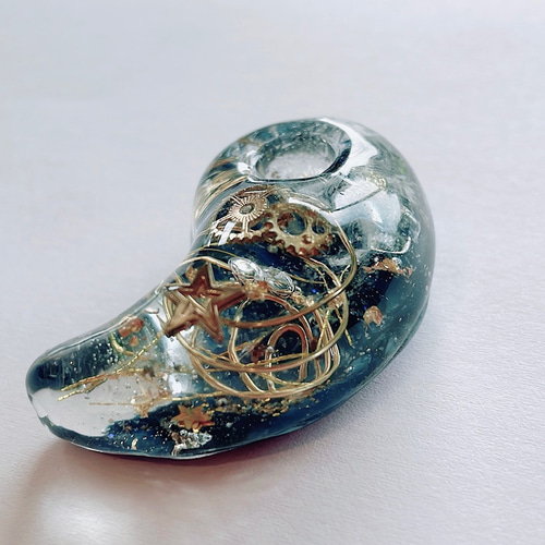 勾玉オルゴナイト【 universe 】 [ネックレス][ペンダント