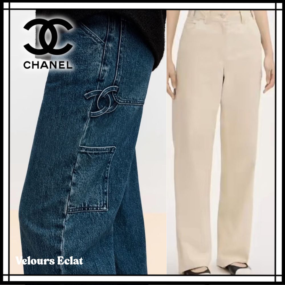 カジュアルに今っぽさを添える【CHANEL】カーゴウォッシュデニム