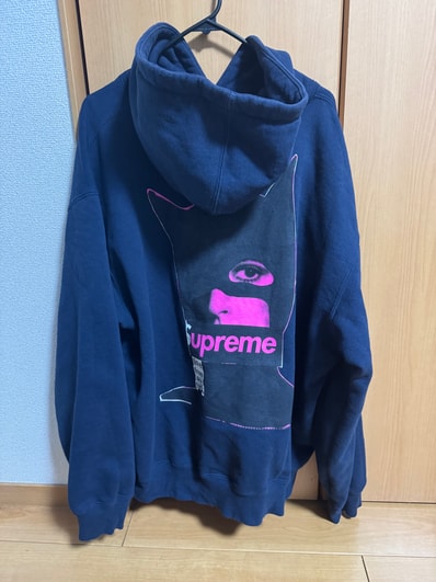 Supreme Team Flocked Hooded Sweatshirt 