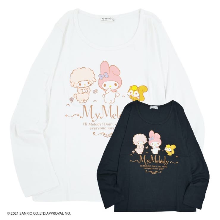 オトナ女子にも! マイメロディ長袖Tシャツ[品番：YSDW0000541