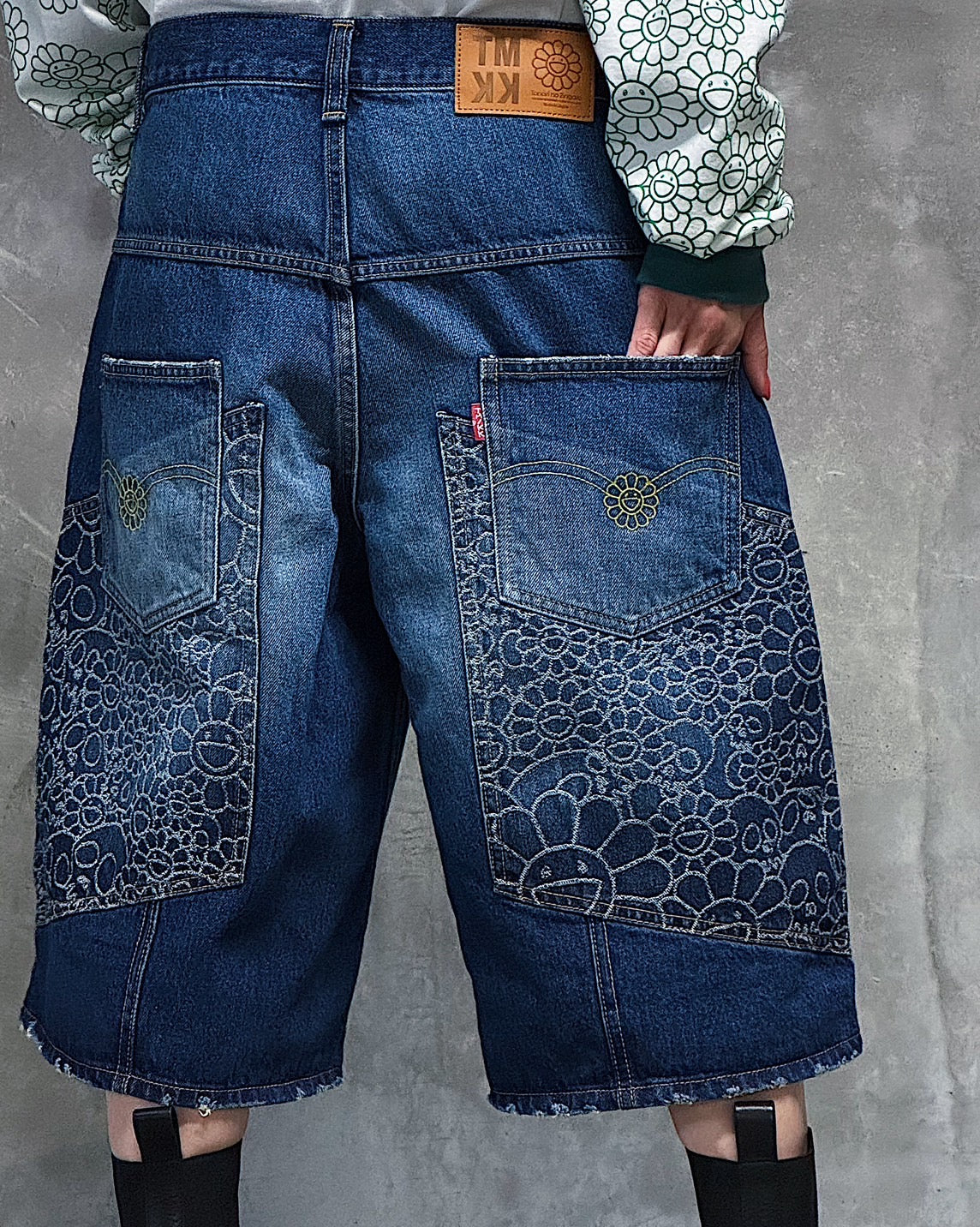 Takashi Murakami / kaikai kiki】 Denim Short Pants from the