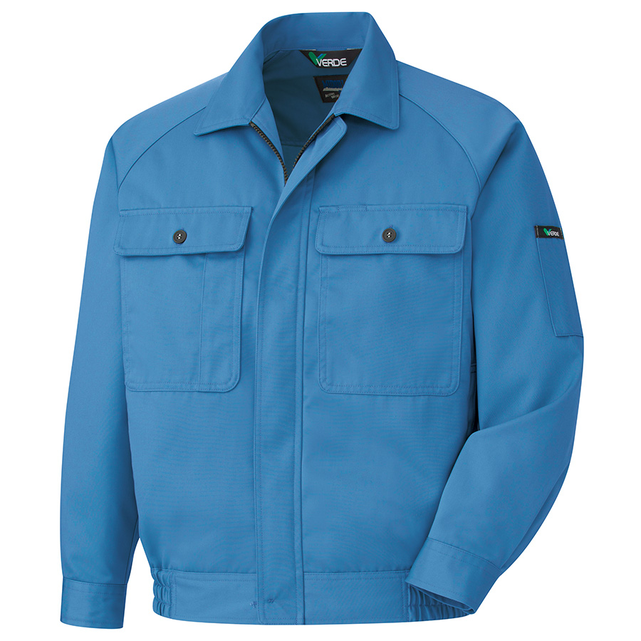 E／C ブルゾン 前ファスナー式 M5473上 ブルー| 作業服・作業着