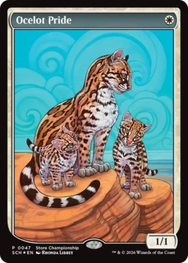Foil】(322)□ボーダーレス□《オセロットの群れ/Ocelot Pride》[MH3