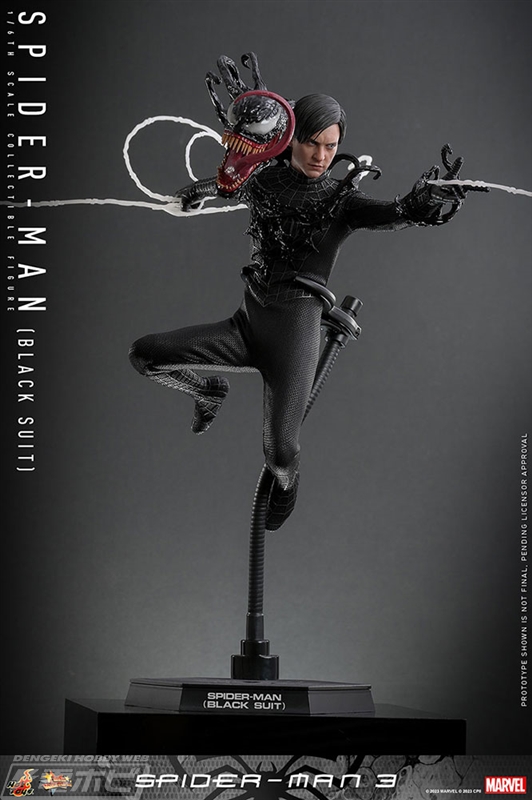 スパイダーマン3』ブラックスーツのスパイダーマンをホットトイズが1/6