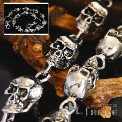 スカルチェーン ウォレットチェーン ドクロ 髑髏 骸骨 ハード ロック