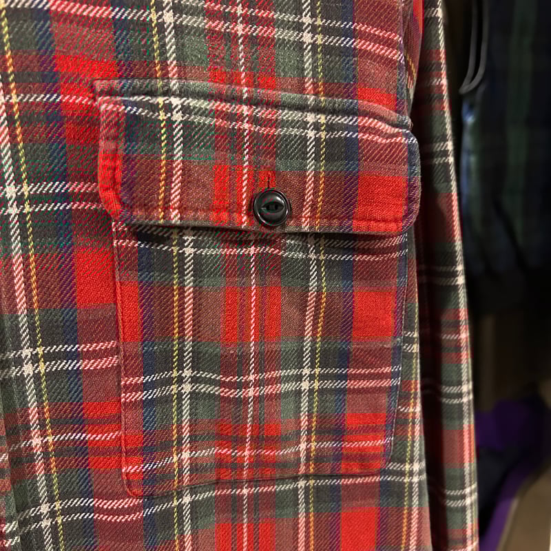 90s RRL L/Sネルシャツ ダブルアールエル ラルフローレン 三ツ星タグ