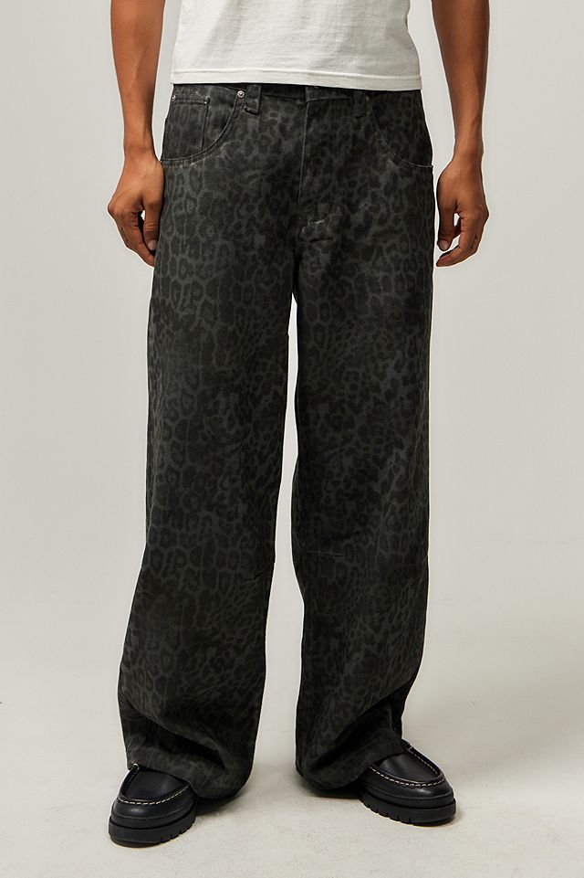 Jaded London Leopard Print Jeans | Urban Outfitters UK