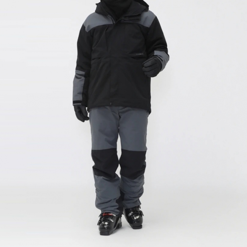 美品 ヒートナビ DESCENTE デサント スキーウェア メンズXO 黒 美品
