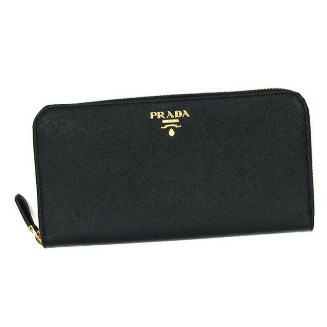 プラダ PRADA 長財布 ラウンドファスナー サフィアーノ 財布