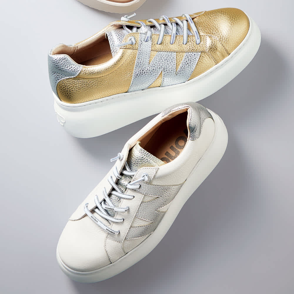 wonders/ワンダース 厚底 レザースニーカー（スペイン製） 通販 - ディノス