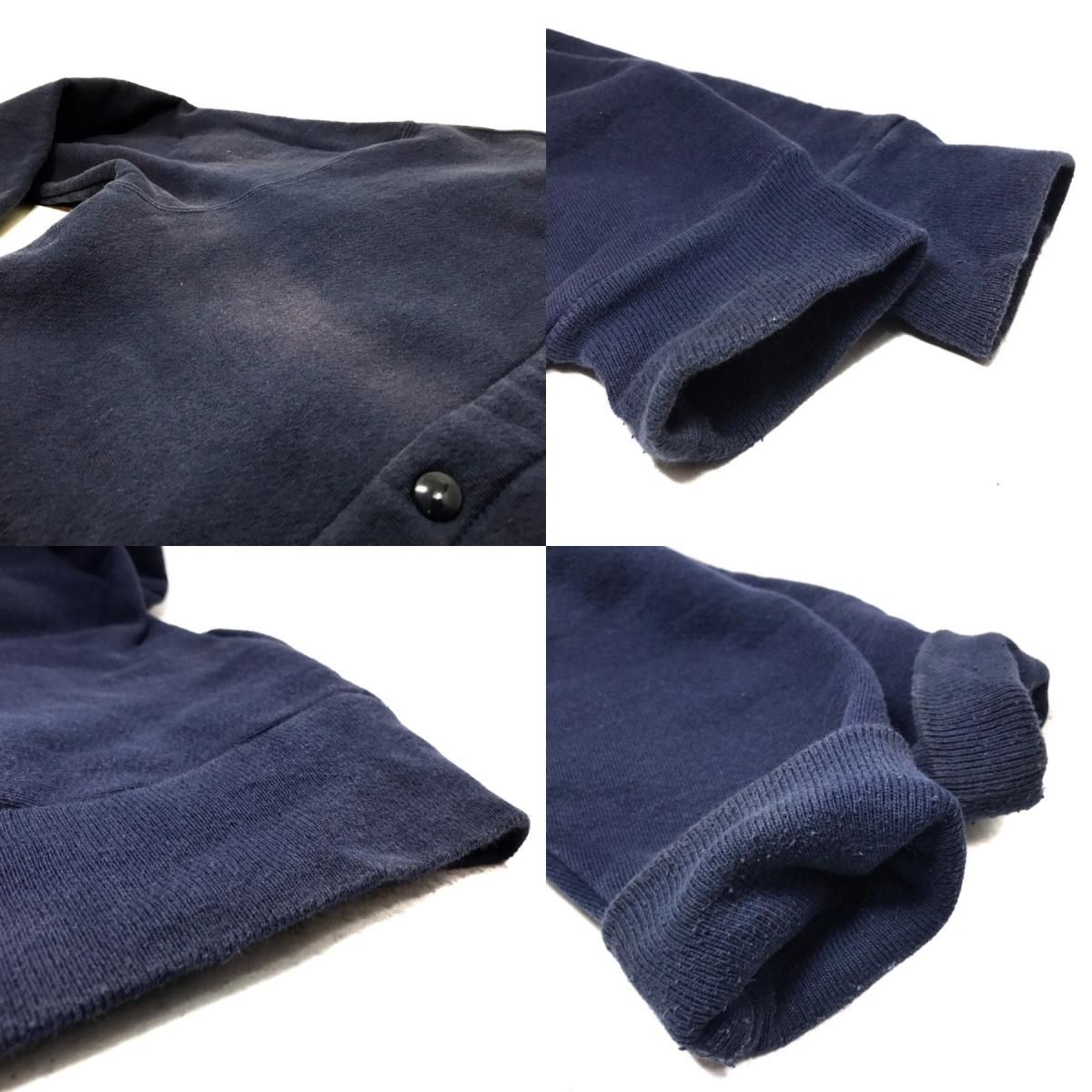 USA製 CAMBER Sweat Snap Cardigan 紺 M キャンバー スウェット