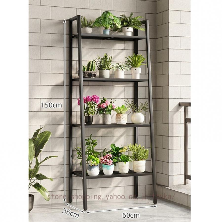 アイアンラック 4段 植物 フラワースタンド プランタースタンド ラック