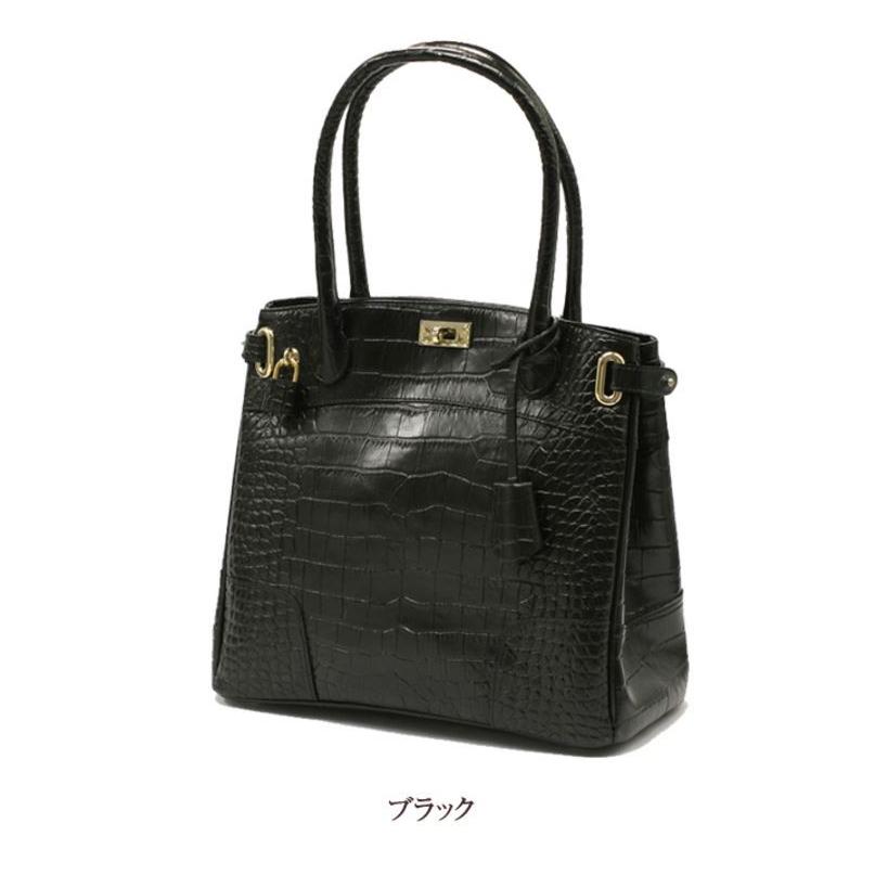 濱野皮革工藝 クラッシーアーバントートミニ(クロコ型押しタイプ）銀座