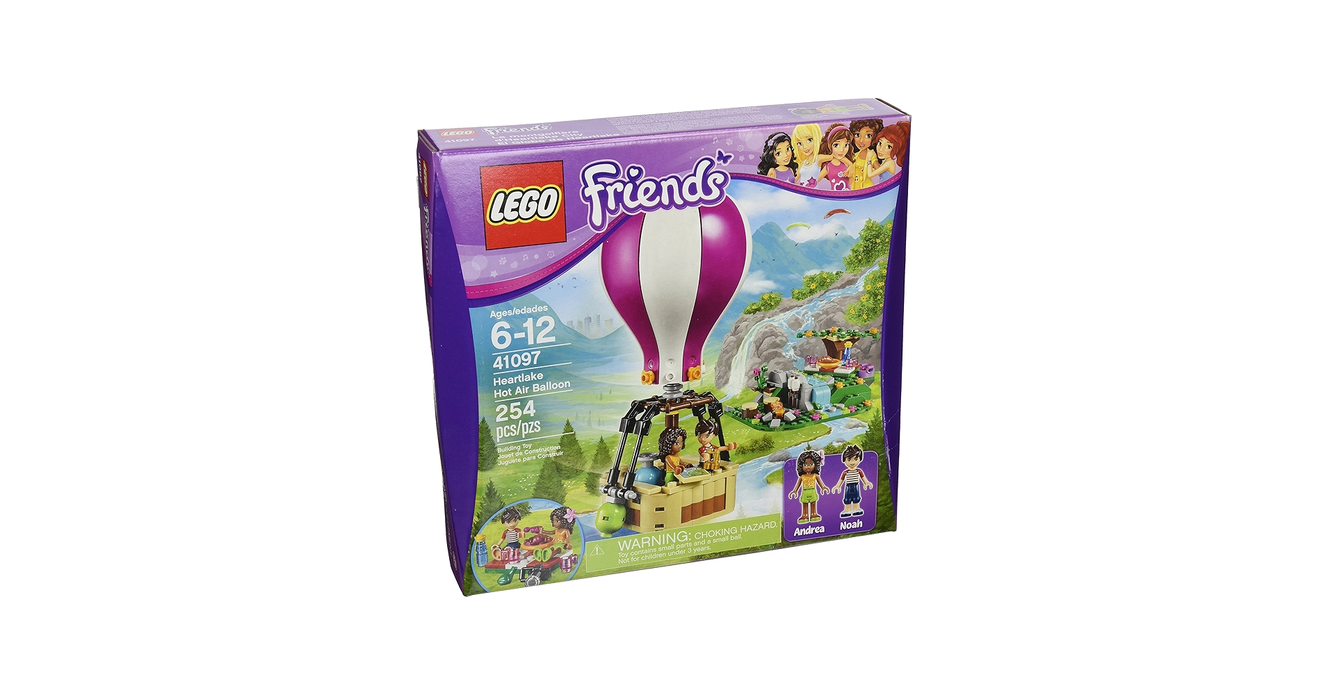 Amazon.com: LEGO Friends 41097 Heartlake Hot Air Balloon : Toys
