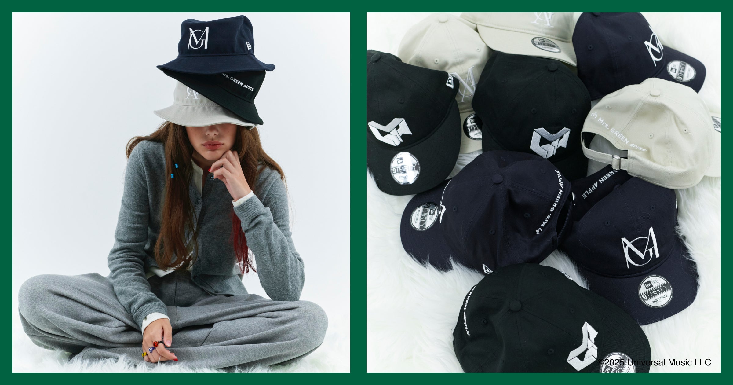 Mrs. GREEN APPLE×スニダン】NEW ERA®とのコラボレーション、ベース
