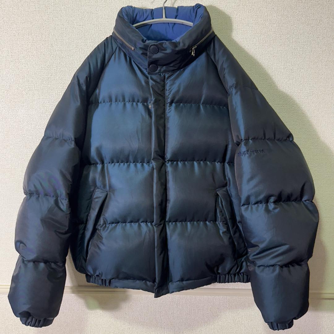 NAUTICA 90s 超肉厚 リバーシブル ダウンジャケット 古着 90年代 ノーティカ NAUTICA リバーシブル ダウンジャケット