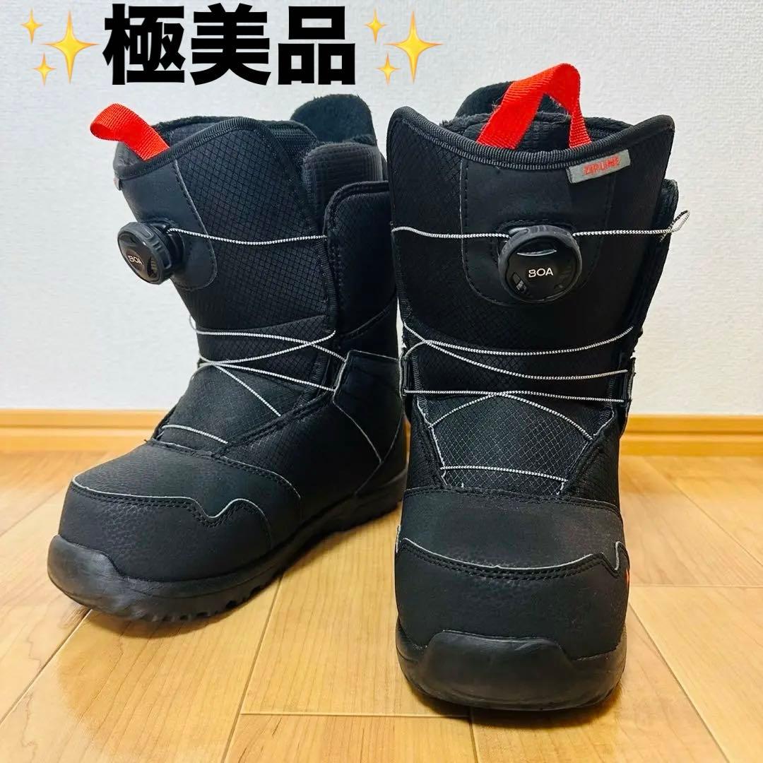 【極美品】BURTON Zipline BOA キッズ バートンブーツ 25cm BURTON（バートン） 23-24 BURTON スノーボード ブーツ キッズ Kids