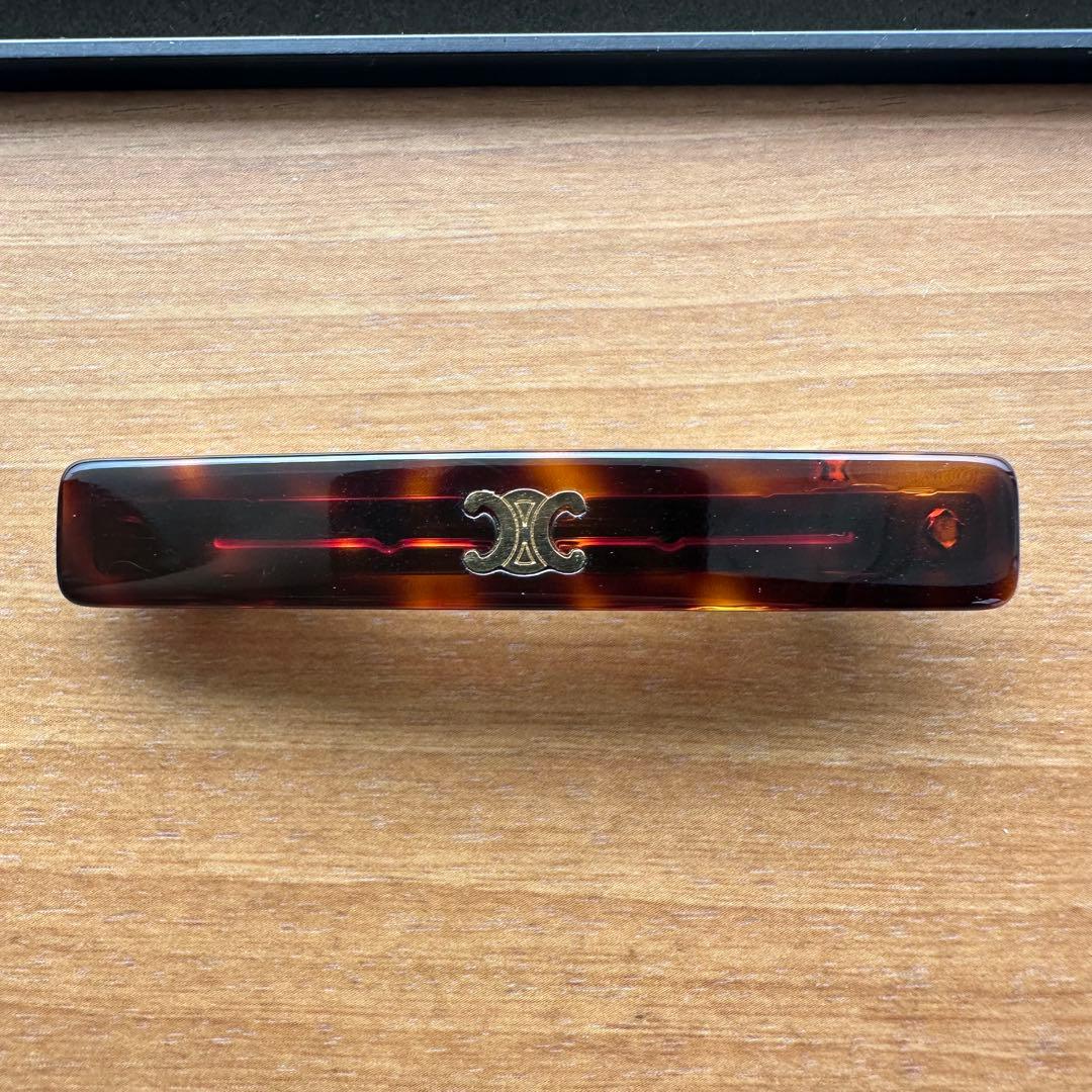 CELINE べっ甲 バレッタ Amazon.co.jp: [セリーヌ] バレッタ 髪留め ヘアアクセサリー