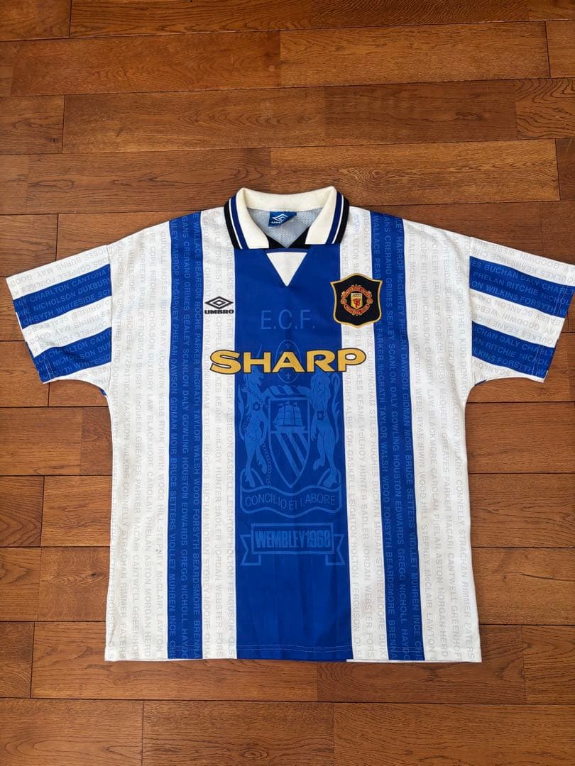 マンチェスターU94-96シーズンユニフォーム Kemari87 KISHISPO / マンチェスターユナイテッド 91 アウェイ 半袖