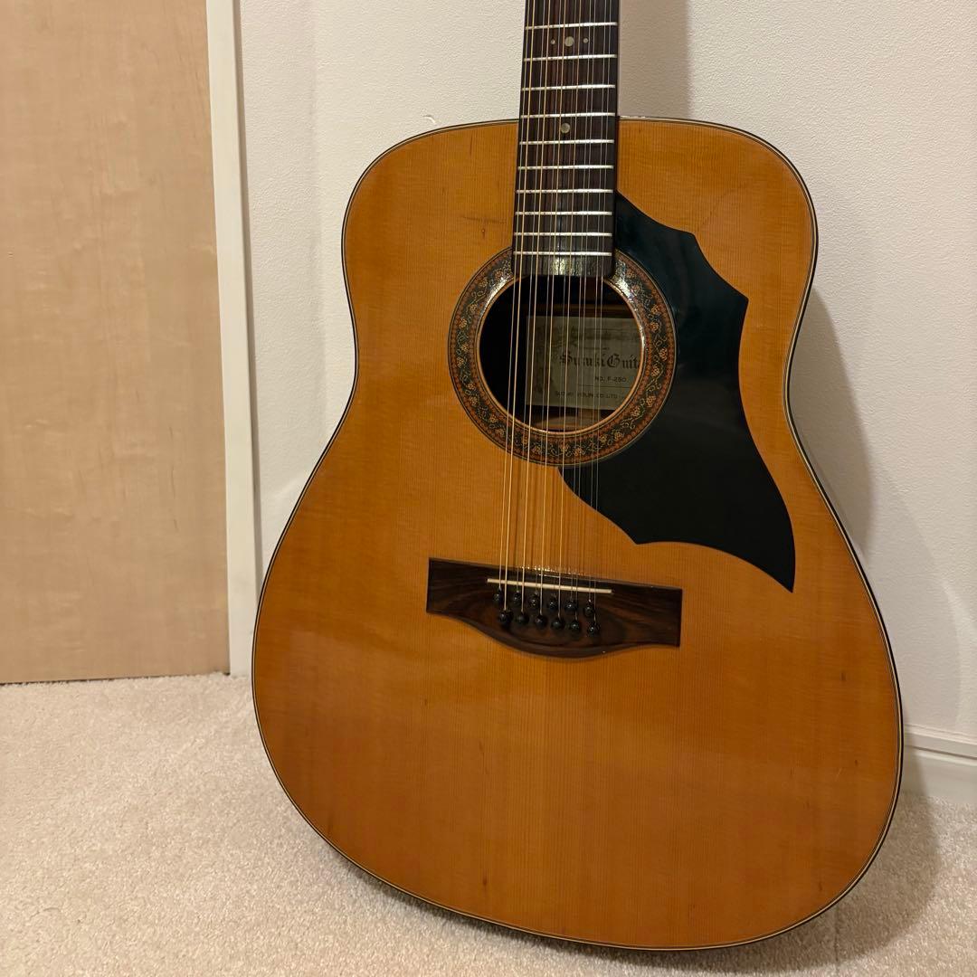 70年代ヴィンテージ　12弦　Suzuki F-250 アコースティックギター Suzuki F-120 Acoustic Guitar アコースティックギター スズキ