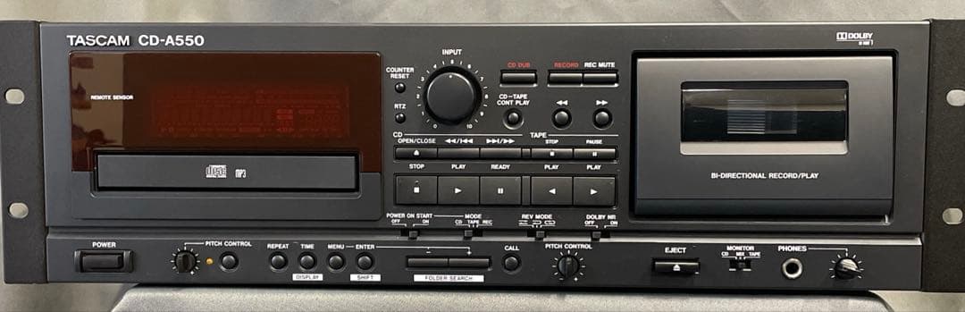 ラジオ・コンポ TASCAM CD-A550 No.1 CD-A550 | 業務用CDプレーヤー/カセットデッキ | TASCAM (日本)